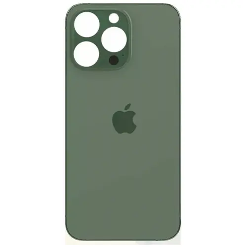 MR3_120011 Задня кришка (скло) для iphone 13 pro max alpine зелений (big hole), сервісний APPLE