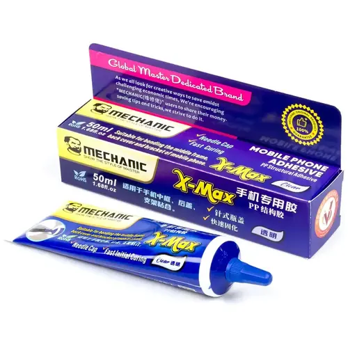 MR3_123105 Клей силіконовий mechanic pp x-max, 50ml, прозорий MECHANIC