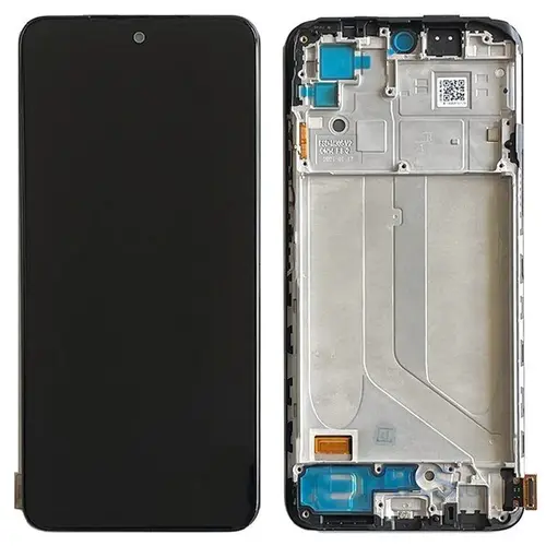 MR3_116373 Дисплей телефона для redmi note 10 4g, redmi note 10s у зборі з сенсором та рамкою onyx сірий oled PRC