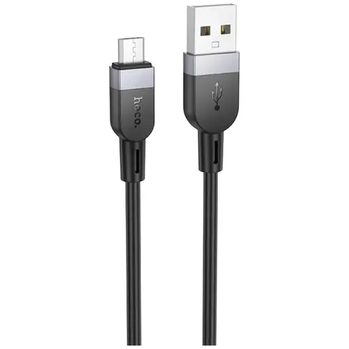 MR3_252191 Кабель usb hoco x109 silicone micro 2.4a 1 m чорний HOCO