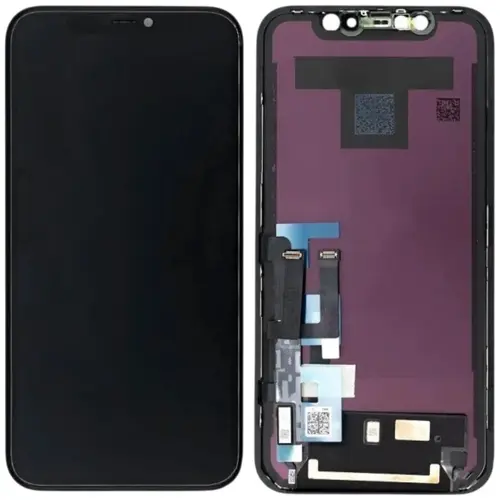 MR3_341616 Дисплей телефона для iphone 11 у зборі з сенсором та рамкою чорний переклей PRC