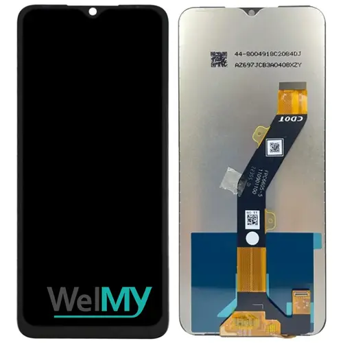 MR3_124404 Дисплей телефона для tecno spark 10, spark 10c у зборі з сенсором чорний (welmy) WELMY