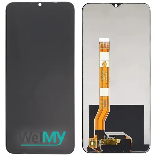 MR3_124405 Дисплей телефона для oppo a17, oppo a17k, oppo a18, oppo a57 4g у зборі з сенсором чорний (welmy) WELMY