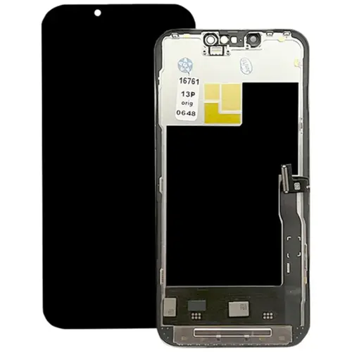 MR3_239475 Дисплей телефона для iphone 13 pro у зборі з сенсором та рамкою чорний (dd soft oled) без помилки DD SOFT