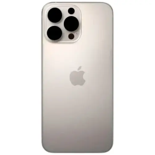MR3_372612 Задня кришка (скло) для iphone 16 pro max natural titanium, сервісний у зборі на рамці premium APPLE