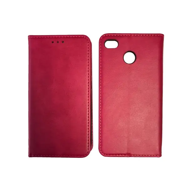 ЧОХОЛ-КНИЖКА BLACK TPU MAGNET ДЛЯ REDMI 4X РОЖЕВИЙ