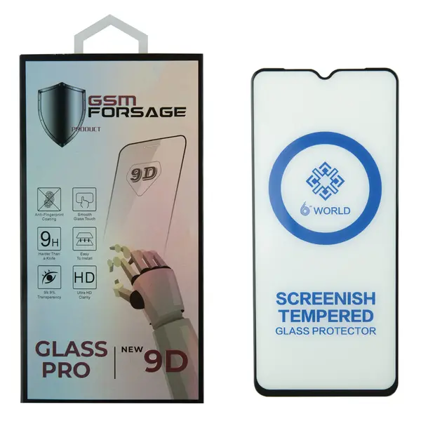 MR1_96874 Захисне скло premium tempered glass для samsung galaxy a23 sm-a235, a23 5g sm-a236 (6.6) чорний PRC