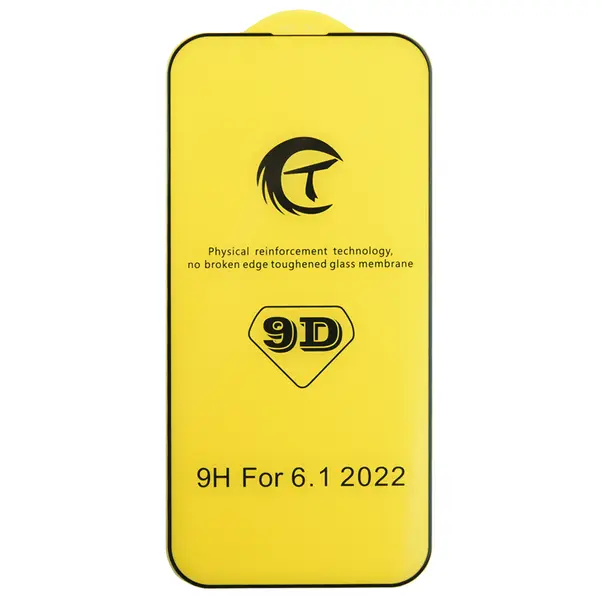 MR1_102056 Захисне скло 9d full glue tempered glass для iphone 14 pro чорний PRC