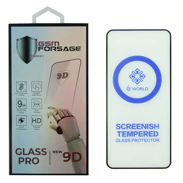 MR1_102291 Захисне скло premium tempered glass для xiaomi 13t, xiaomi 13t pro, redmi k60 ultra чорний PRC