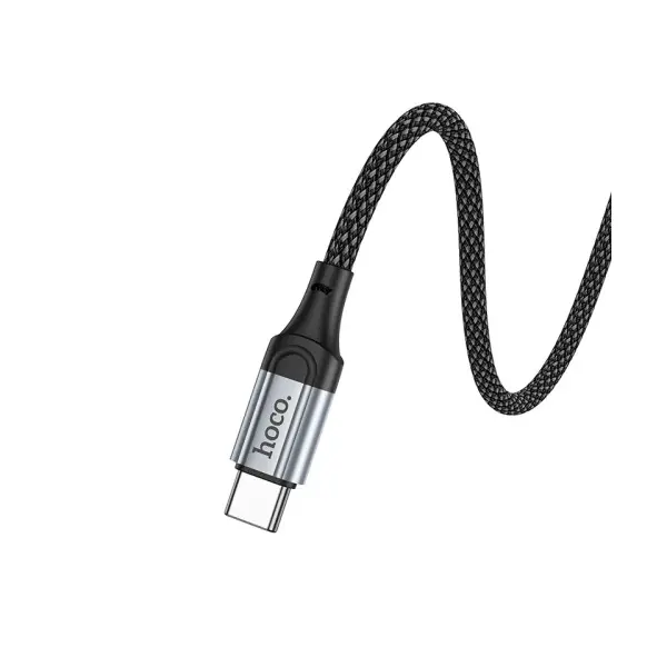 MR4_58468 Кабель hoco x102 fresh charging data cable type-c 1 m, чорний HOCO