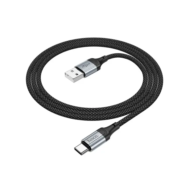MR4_58468 Кабель hoco x102 fresh charging data cable type-c 1 m, чорний HOCO