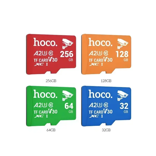 MR4_54369 Карта пам’яті hoco tf ultra-high-speed surveillance camera card 3 (u3, v30, a2), (128gb) HOCO