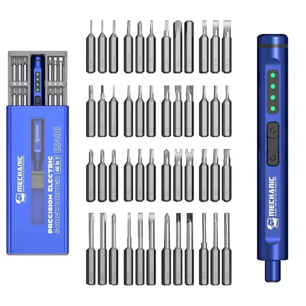 MR1_113696 Електрична викрутка mechanic es480 (викрутка: 48 насадок, 500mah) MECHANIC