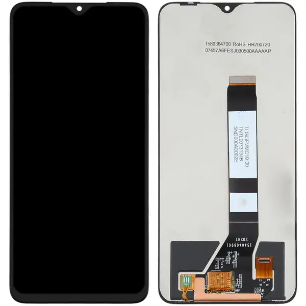 MR1_96835 Дисплей redmi 9t, redmi 9 power, redmi note 9 4g, poco m3 у зборі чорний PRC
