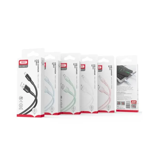 MR4_140317 Кабель xo nb212 2.1a, 1 m для type-c, чорний XO