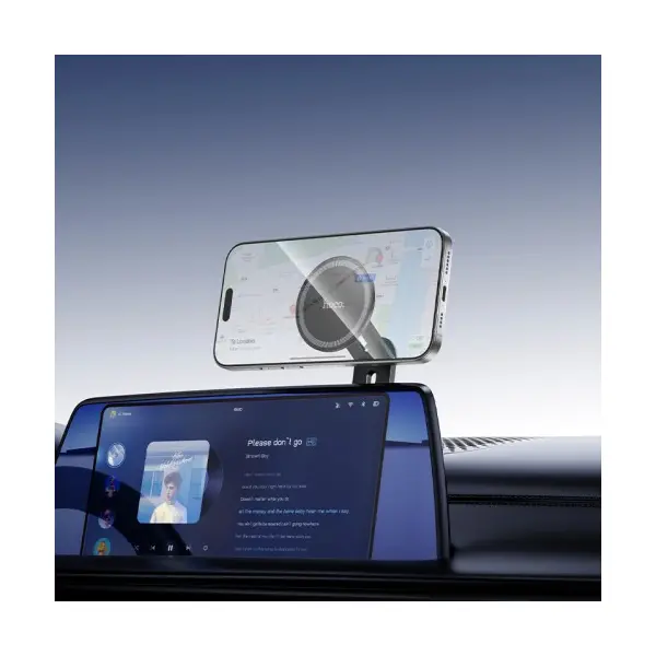 MR4_153033 Автотримач магнітний hoco h93 stable magnetic case screen holder, чорний HOCO
