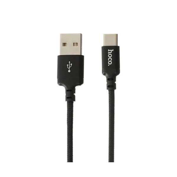 MR3_112107 Кабель usb type-c hoco x14 times speed type-c 2m, чорний HOCO