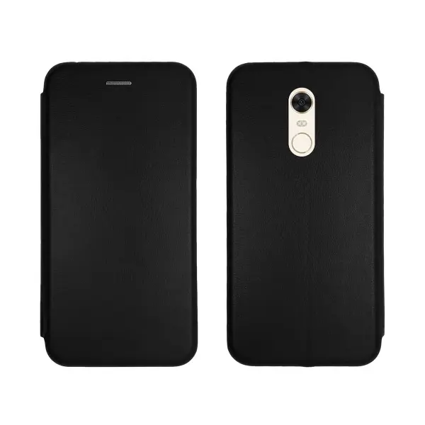 ЧОХОЛ-КНИЖКА LEVEL ДЛЯ REDMI 5 PLUS, ЧОРНИЙ