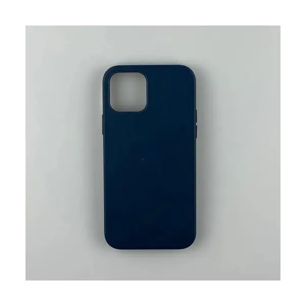ЧОХОЛ LEATHER CASE WITH MAGSAFE ДЛЯ IPHONE 12 PRO MAX BALTIC СИНІЙ