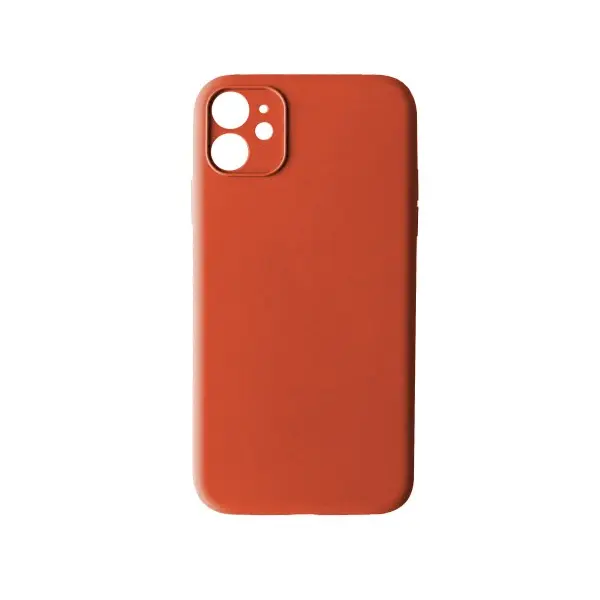 MR4_7207 Чохол silicone case full camera copy для iphone 12 (66) kumquat 