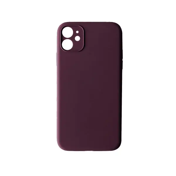 ЧОХОЛ SILICONE CASE FULL CAMERA COPY ДЛЯ IPHONE 12 (67) PLUM