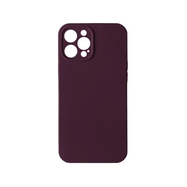 ЧОХОЛ SILICONE CASE FULL CAMERA COPY ДЛЯ IPHONE 12 PRO MAX (67) PLUM