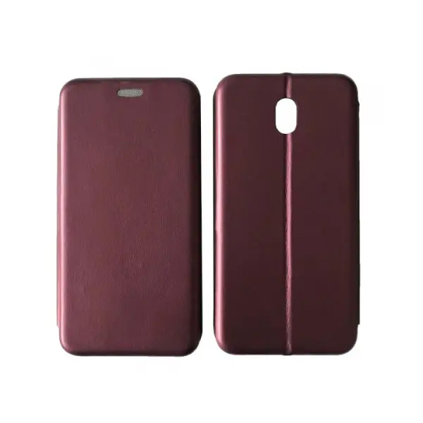 MR4_11500 Чохол-книжка level для samsung j730 marsala 