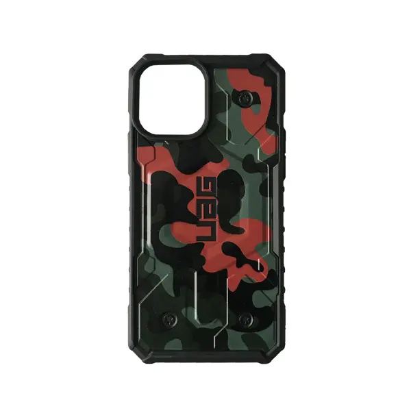 ЧОХОЛ УДАРОСТІЙКИЙ UAG NEW PATHFINDER MAGSAFE ДЛЯ IPHONE 14 PLUS ЗЕЛЕНИЙ-СІРИЙ-ORANGE