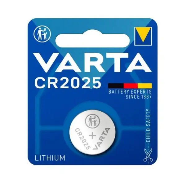 БАТАРЕЙКА VARTA CR 2025 BLISTER 1 LITHIUM (3054)