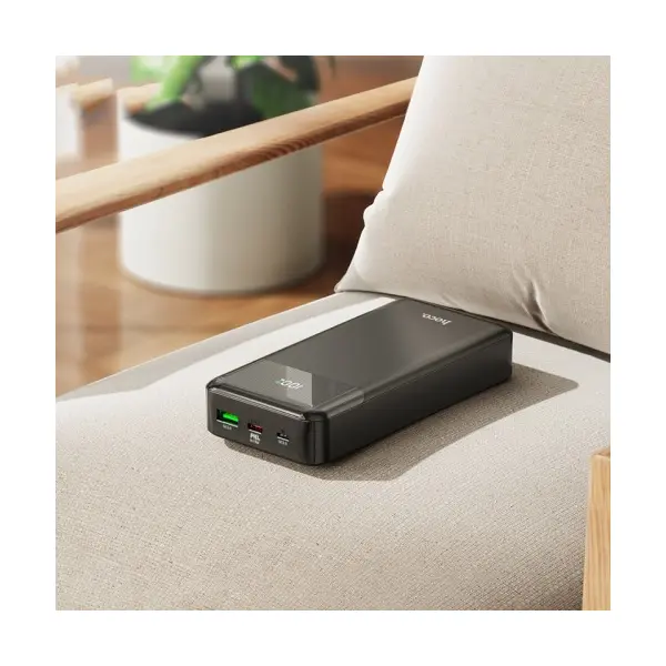 ЗОВНІШНІЙ АКУМУЛЯТОР POWER BANK HOCO J102A COOL FIGURE PD20W, QC3.0 20 000MAH, ЧОРНИЙ