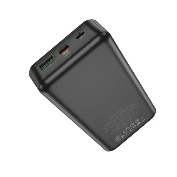 ЗОВНІШНІЙ АКУМУЛЯТОР POWER BANK HOCO J102A COOL FIGURE PD20W, QC3.0 20 000MAH, ЧОРНИЙ