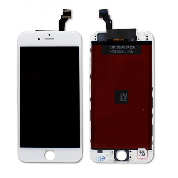 MR3_5657 Дисплей телефона для iphone 6, у зборі з сенсором та рамкою білий oncell PRC