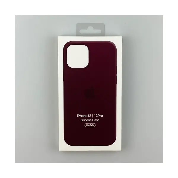 MR4_14092 Чохол silicone case copy with magsafe для iphone 12 pro max червоний 