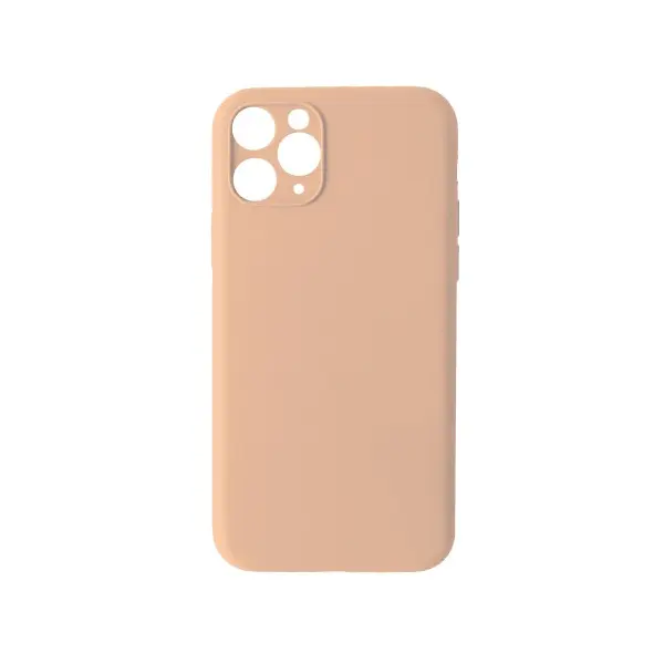 ЧОХОЛ SILICONE CASE FULL CAMERA COPY ДЛЯ IPHONE 11 PRO MAX (19) РОЖЕВИЙ SAND