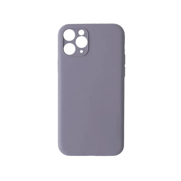 ЧОХОЛ SILICONE CASE FULL CAMERA COPY ДЛЯ IPHONE 11 PRO MAX (46) LAVANDER, СІРИЙ