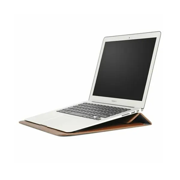 ЧОХОЛ-КОНВЕРТ-ПОДСТАВКА LEATHER PU ДЛЯ MACBOOK 13.3 MINT