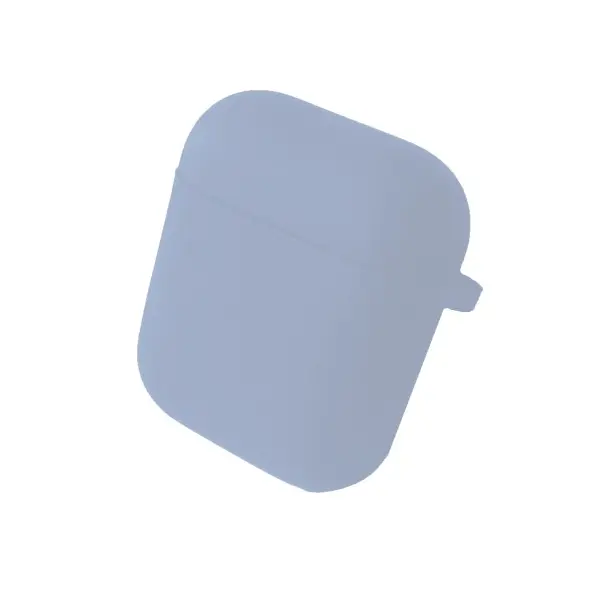 ЧОХОЛ ДЛЯ AIRPODS 1, 2 SILICONE CASE, MICROFIBER LILAC