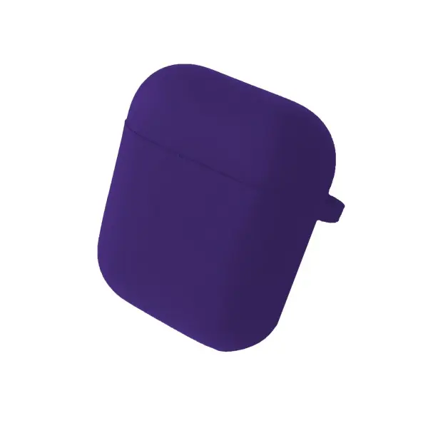 MR4_15752 Чохол для airpods 1, 2 silicone case, microfiber пурпуровий 
