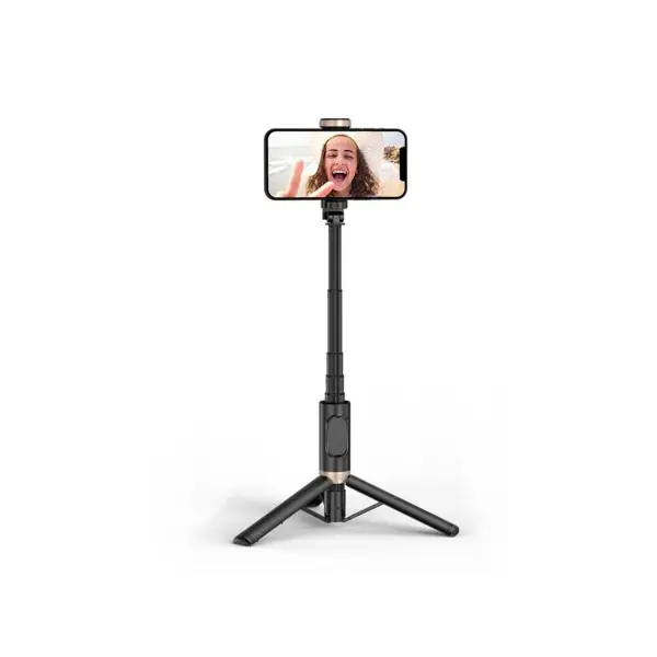 МОНОПОД XO SS14 INTEGRATED HIDDEN REINFORCED TRIPOD 72СМ, ЧОРНИЙ