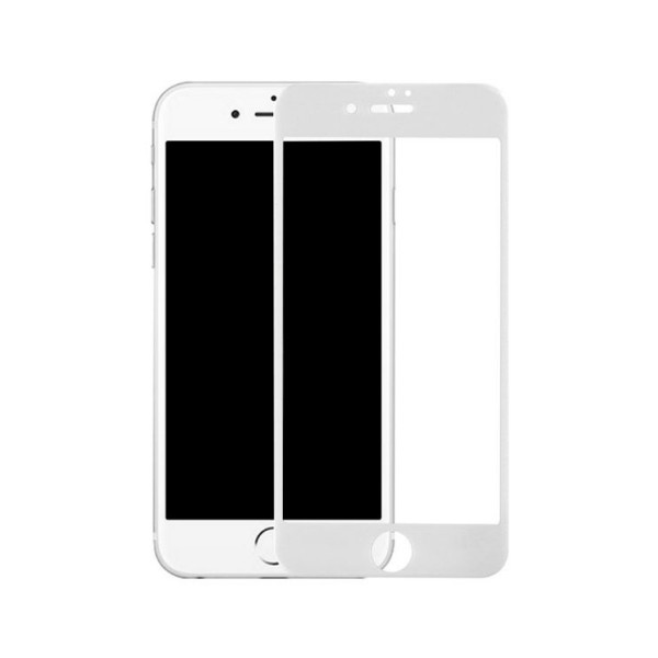 MR1_81264 Захисне скло 5d для iphone 7 plus біла рамка 5d (0.26mm) PRC