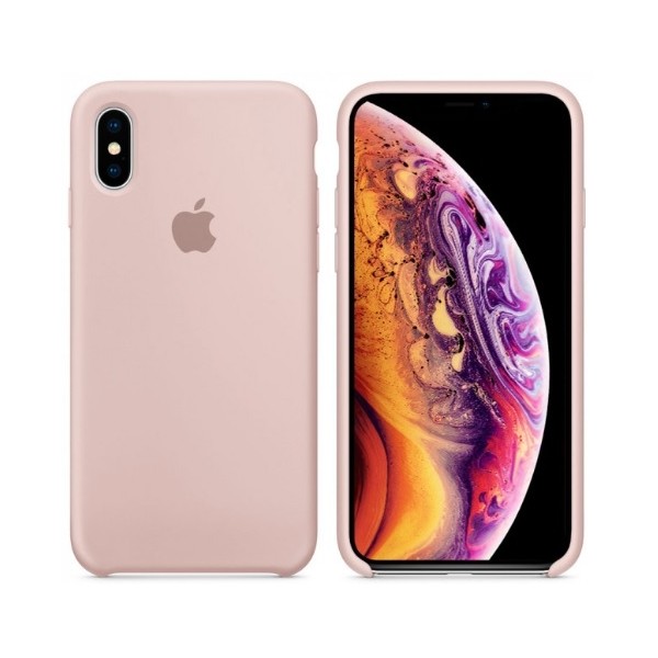 MR1_80843 Чохол silicone case для iphone xs max рожевий sand, or SILICONE CASE