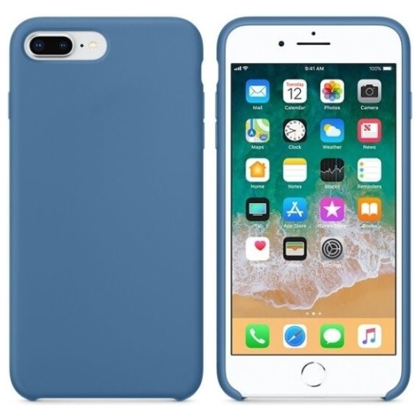 MR1_80995 Чохол silicone case для iphone 7 plus, 8 plus, оригінал demin синій SILICONE CASE