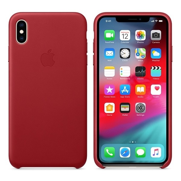 MR1_80842 Чохол silicone case для iphone xs max червоний, or SILICONE CASE