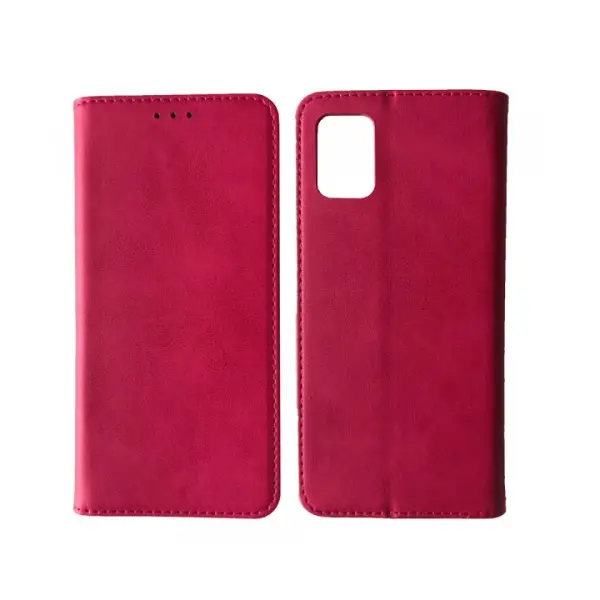 MR4_14512 Чохол-книжка black tpu magnet для samsung a02s (a025) рожевий 