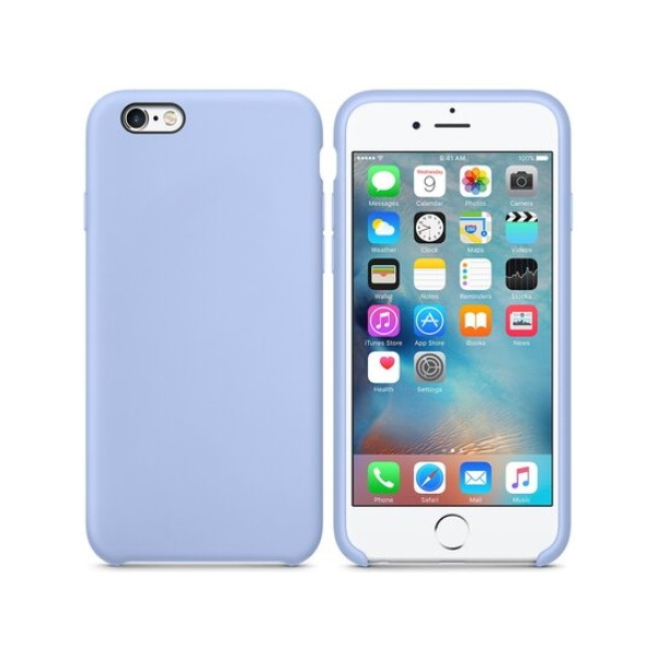 MR1_80932 Чехол silicone case для iphone 6 plus, 6s plus, оригинал lilac cream SILICONE CASE