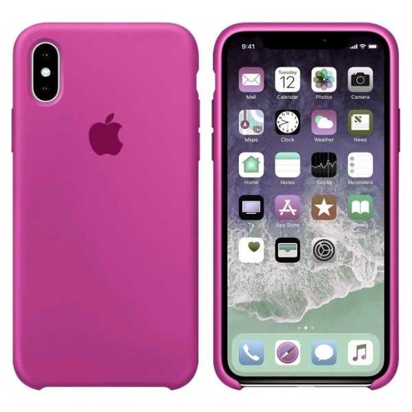 MR1_80857 Чохол silicone case для iphone xs max dragon fruit, or SILICONE CASE