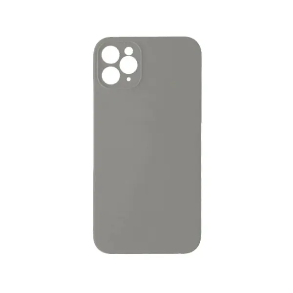 MR4_19538 Чохол silicone case full camera square side copy для iphone 11 pro max, сірий 