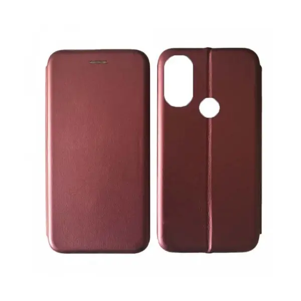 ЧОХОЛ-КНИЖКА LEVEL ДЛЯ MOTOROLA E40 MARSALA