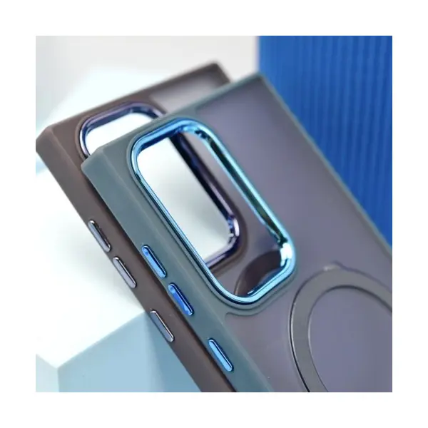 ЧОХОЛ MATTE RING-MAGSAFE ДЛЯ SAMSUNG S24+ СВІТЛО РОЖЕВИЙ