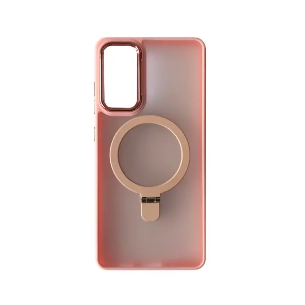 ЧОХОЛ MATTE RING-MAGSAFE ДЛЯ SAMSUNG S24+ СВІТЛО РОЖЕВИЙ